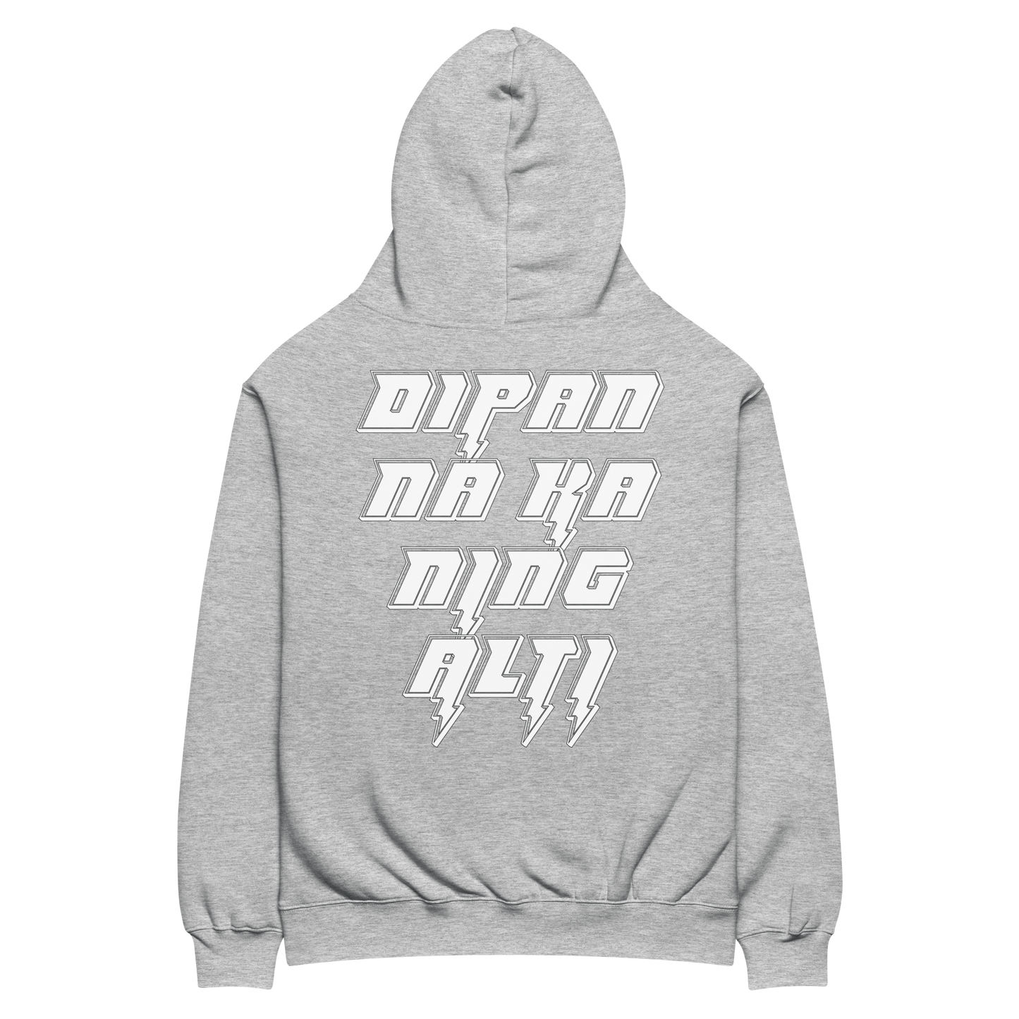 Dipanen / Dipan na ka ning Alti Oversized Hoodie 'White Print'