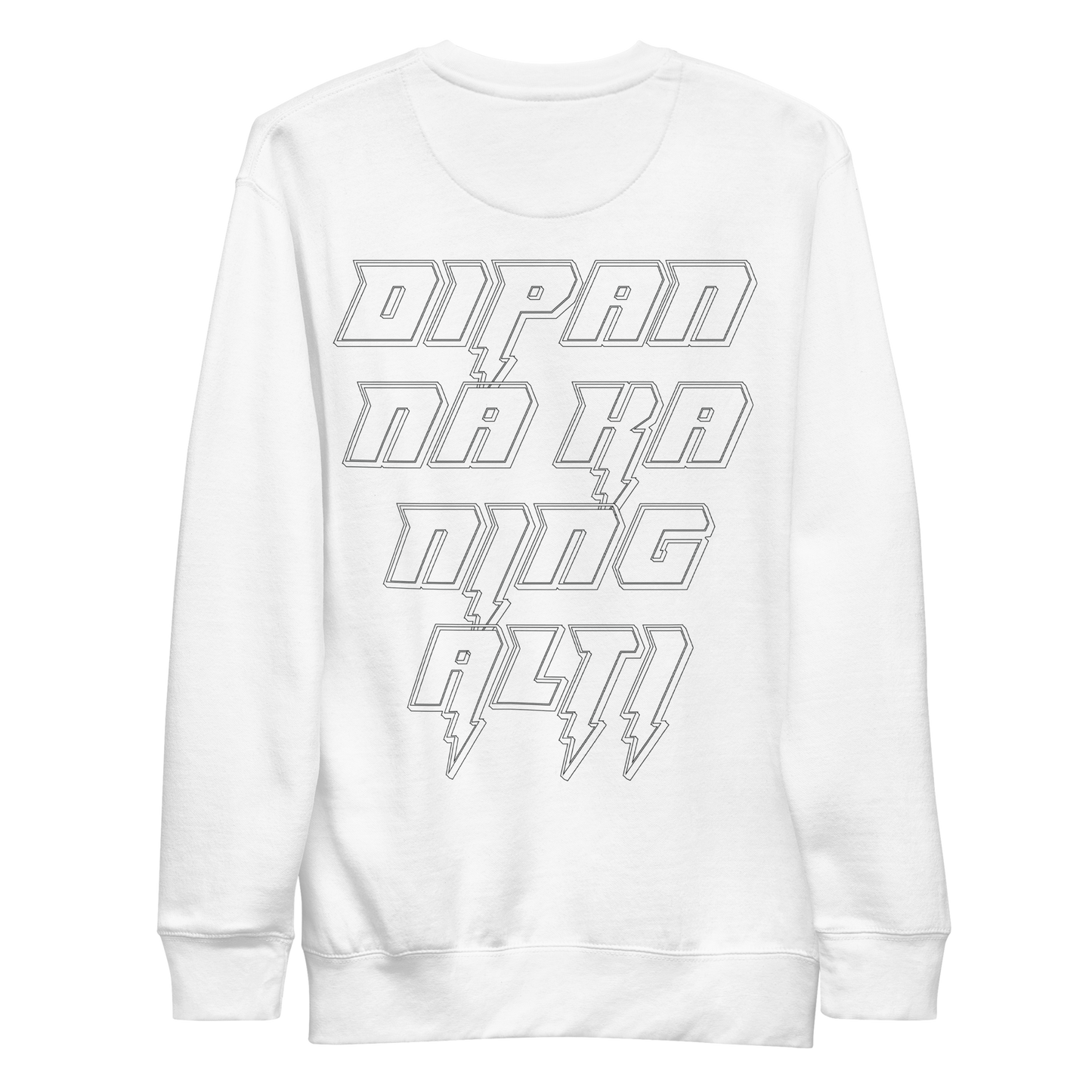 Dipanen / Dipan na ka ning Alti Sweatshirt 'White Print'